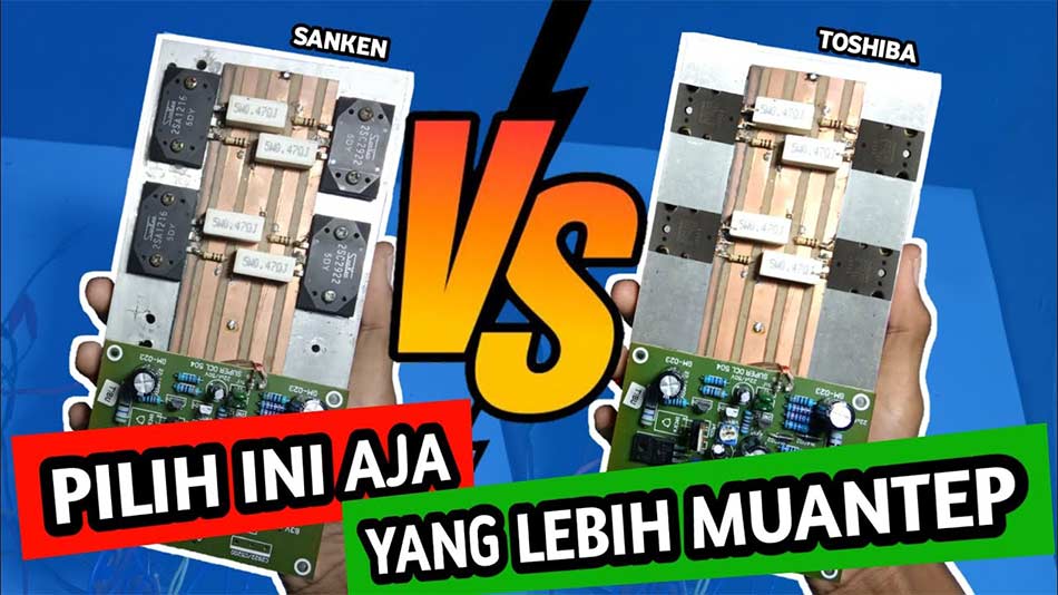 Beda Transistor Toshiba vs Sanken